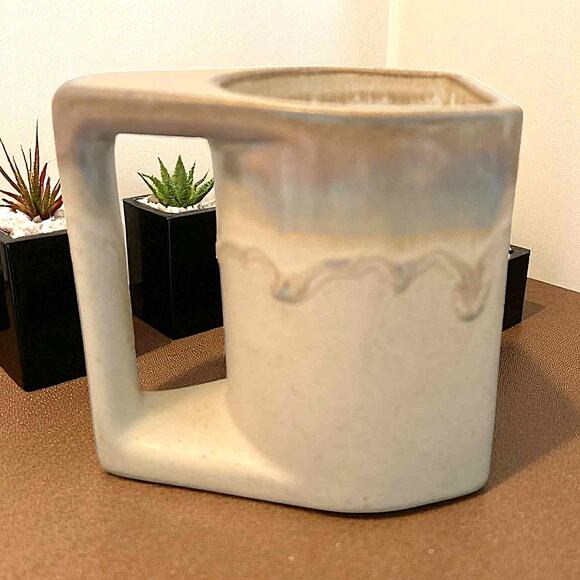 Rodolfo Padilla Signed Studio Pottery 3 Mugs Kokopelli Relief Modern Stoneware - Picture 1 of 4